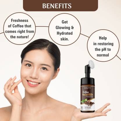 Wrixty Coffee Foaming Face Wash with Built-In Face Brush - Deep Cleansing, Hydrating & Acne Control for Oily Skin | Men & Women | 150ml | Perfect for Morning Routine & Post-Workout Refresh