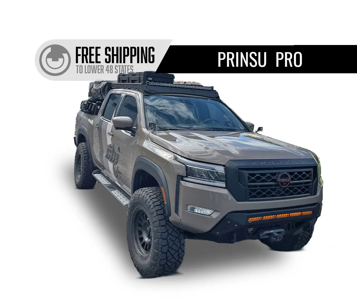 Prinsu Pro Nissan Frontier Roof Rack (2022-2023) | Heavy Duty Aluminum Cargo Carrier | Perfect for Camping, Off-Road & Outdoor Adventures