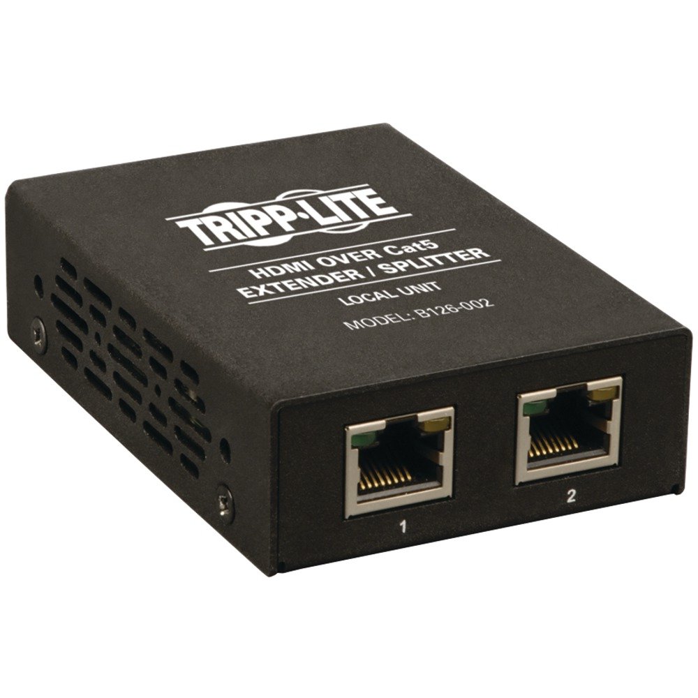 2-Port HDMI Over Cat5/Cat6 Extender - 4K Ultra HD Signal Transmitter for Home Theater & Gaming Setup