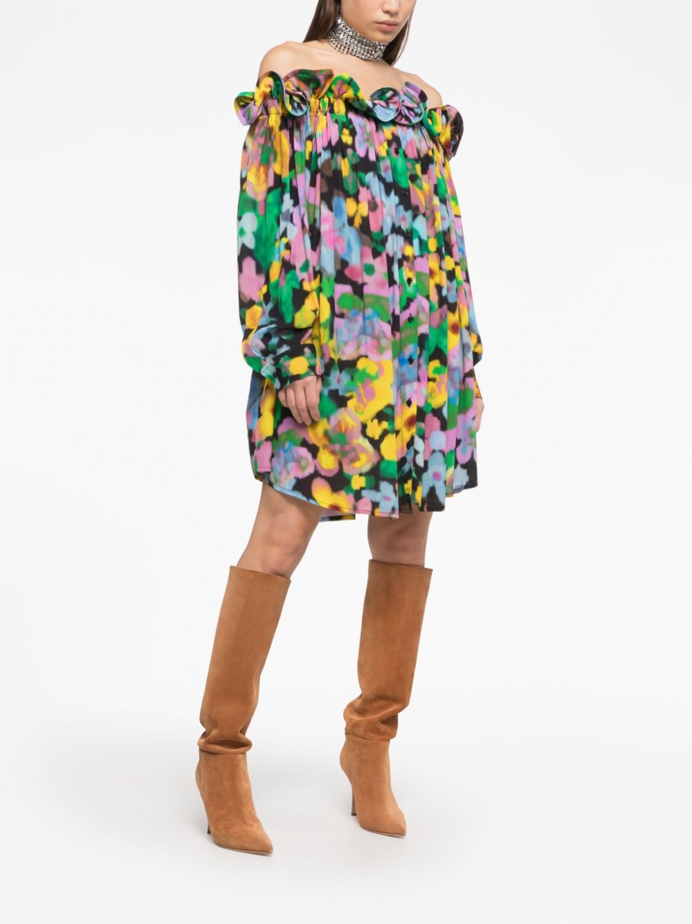 AZ FACTORY WITH LUTZ HUELLE Women's Multi-Color Dresses - Perfect for Casual Outings, Parties & Special Occasions