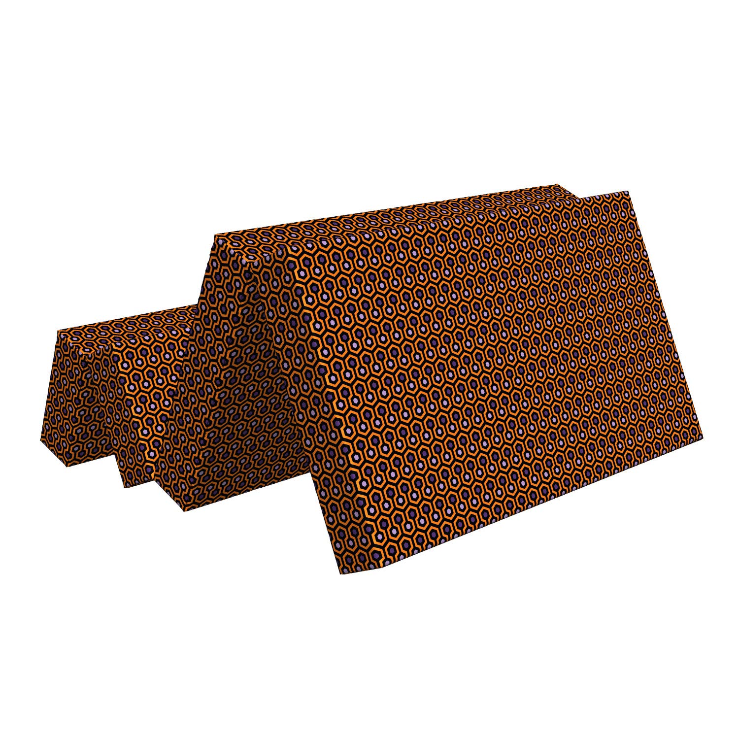 Ambesonne Foldable Mattress - Honeycomb Hexagon Design, 78.7