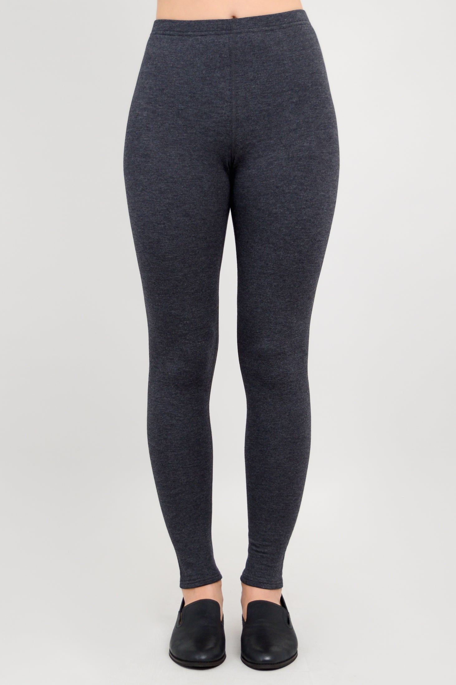 Bobbi Legging - Granite Color Bamboo Fleece Yoga Pants for Women | Soft & Stretchy Workout Leggings for Yoga, Running & Lounge Wear