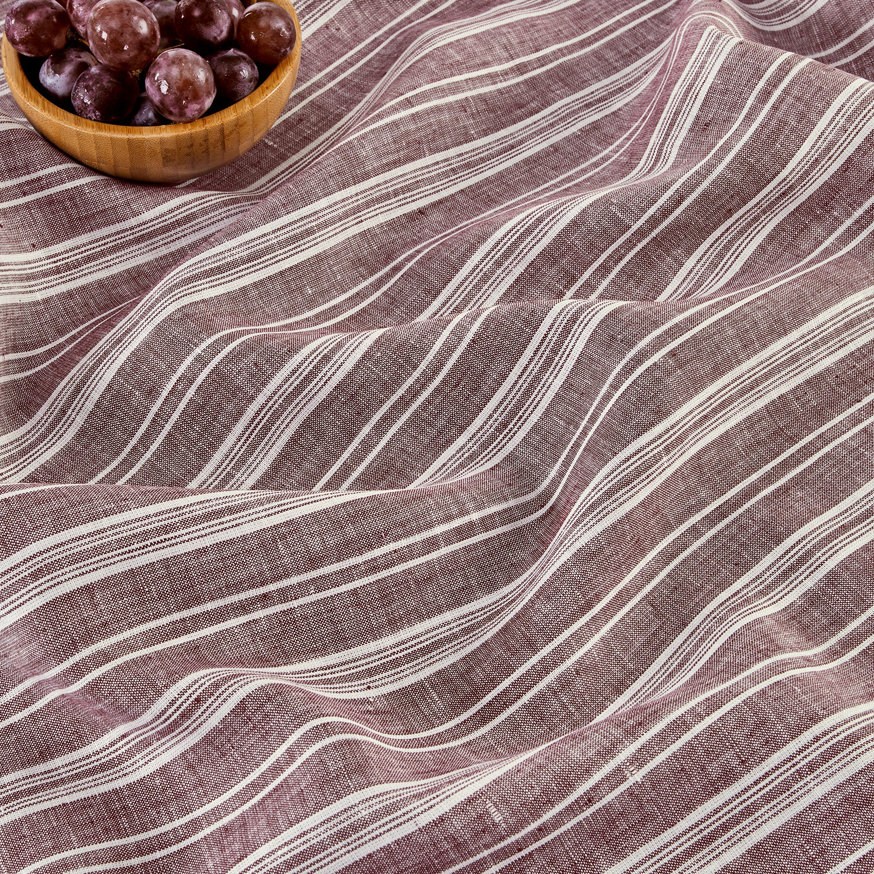 Chelsea Stripe Table Throw - Elegant Striped Table Cover for Dining & Decor - Perfect for Home, Parties & Holiday Decorations