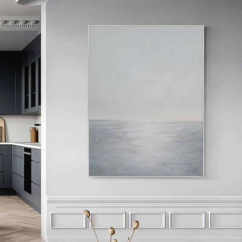 Ocean and Sky Painting - Handmade Wall Art #OS025 for Home Decor, Living Room, Bedroom & Office