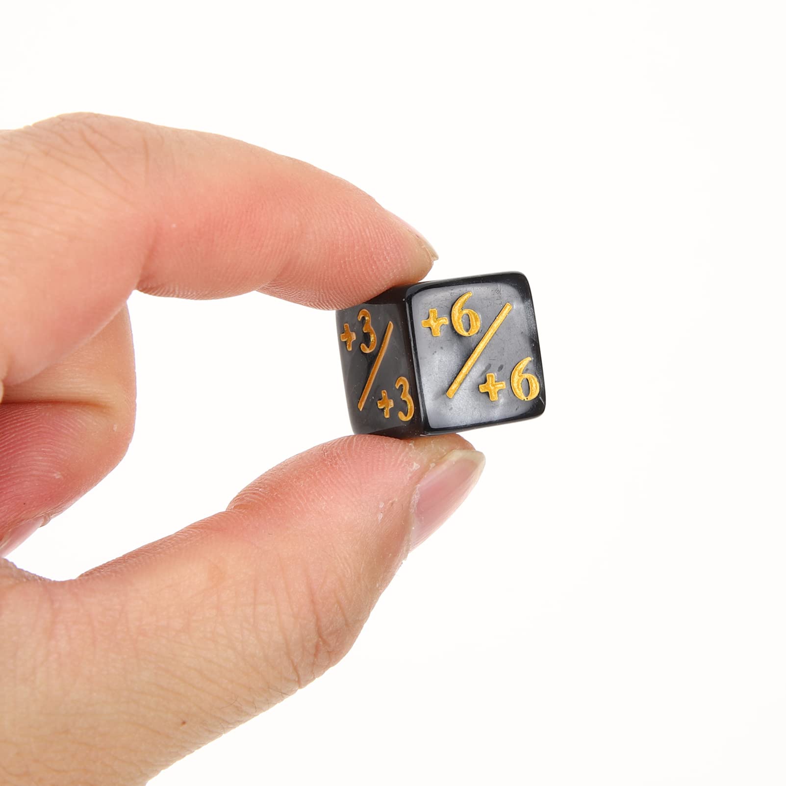 Zerodeko 24-Piece Acrylic Dice Set - D6 Game Dice, Counters & Tokens for MTG, RPG, Board Games - Perfect for Kids Learning, Math Toys & Family Game Nights
