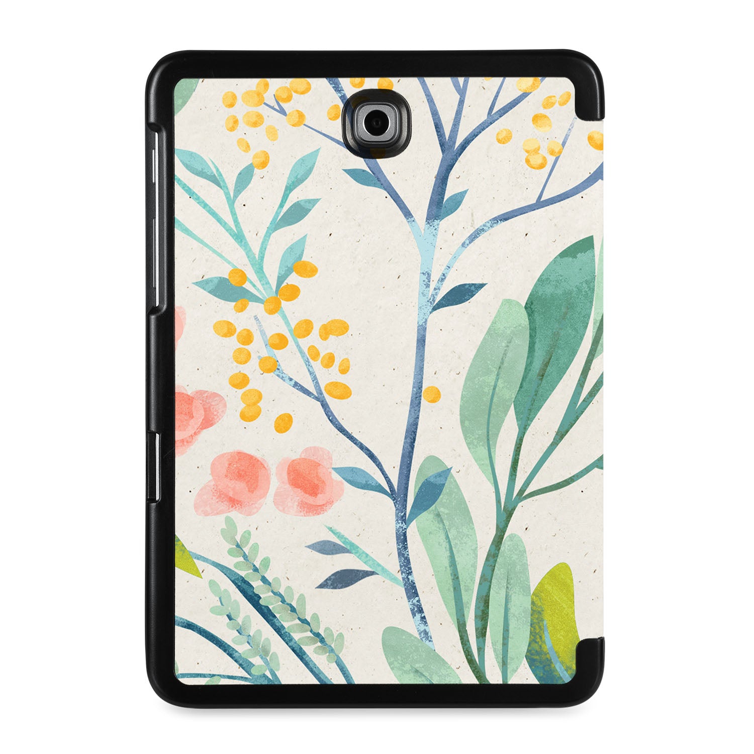 Samsung Tablet Case with Pink Flower Design - Slim Protective Cover for Samsung Galaxy Tab A/S6/S7/S8 - Perfect for Work, School & Travel