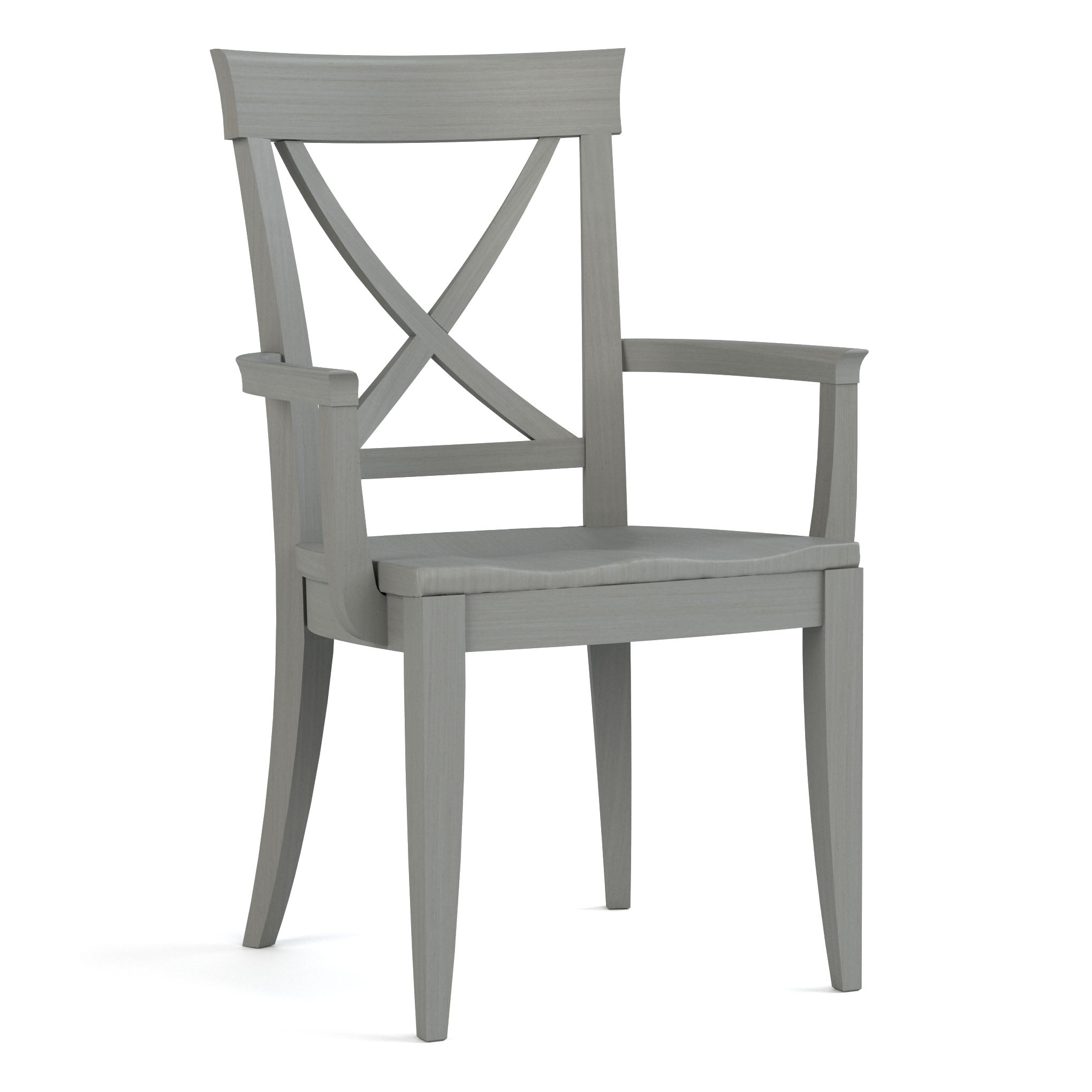 Revere Solid Wood Arm Chair - Modern Dining Room & Living Room Accent Chair for Home & Office Use