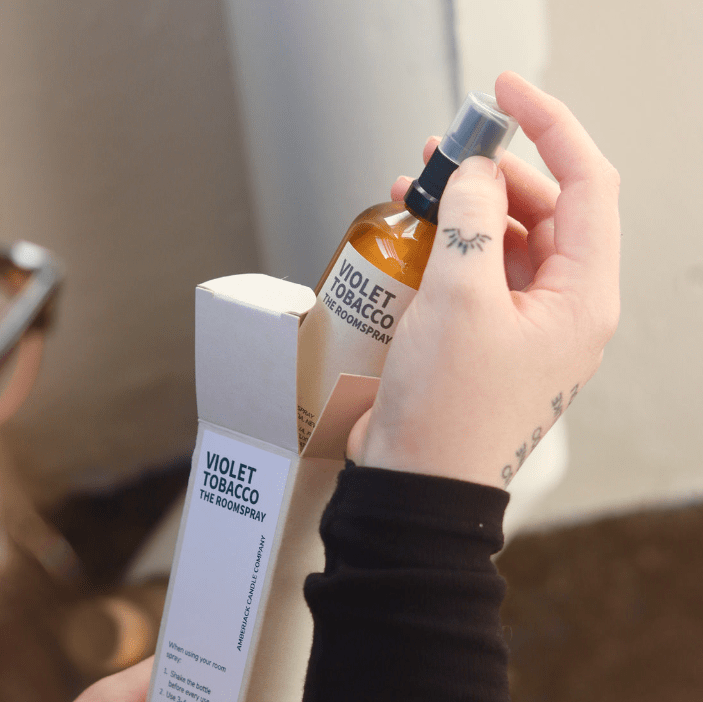 Violet Tobacco Room Spray - Natural Air Freshener for Home, Office & Relaxation | Long-Lasting Fragrance for Aromatherapy & Stress Relief