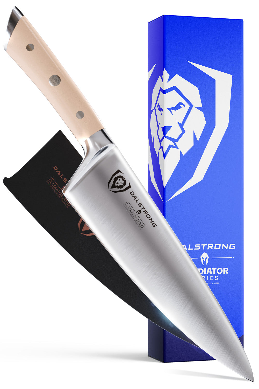 Premium 8-Inch Chef Knife with Ergonomic Himalayan Handle - Gladiator Series NSF Certified by Dalstrong - Perfect for Professional Chefs & Home Cooking