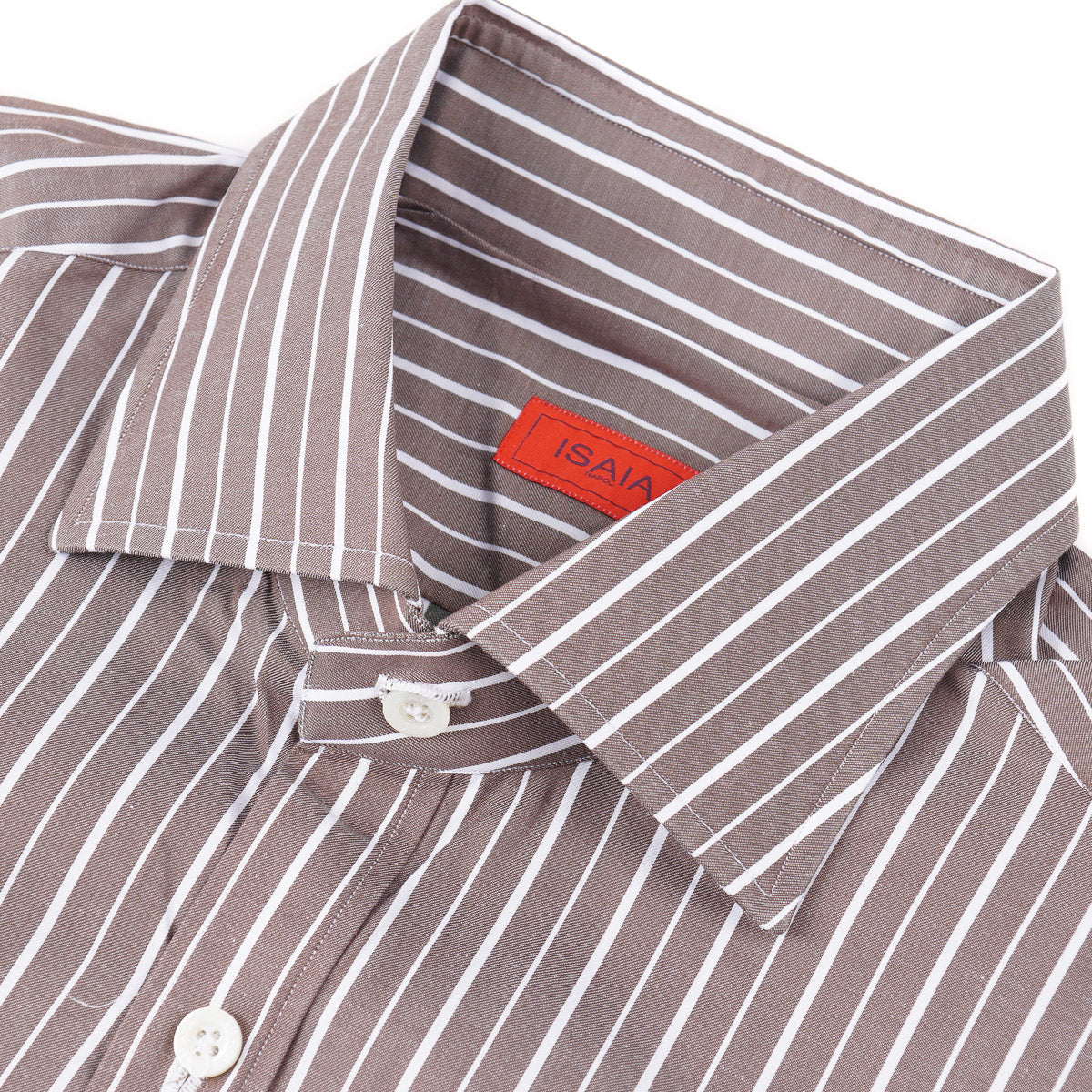 Isaia Trim Fit 'Mix' Cotton Shirt for Men | Premium Slim Fit Button Down Dress Shirt | Business Casual & Office Wear | Formal & Party Outfits