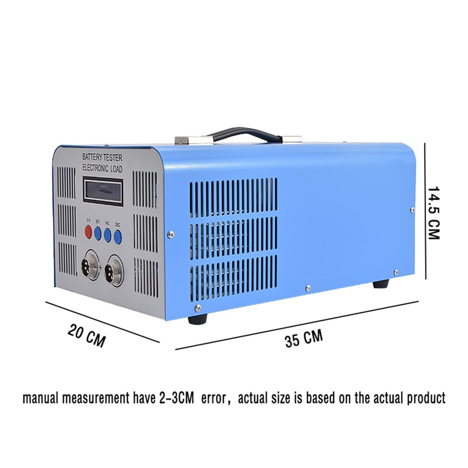 GIRLVYAN 40A 200W Battery Capacity Tester - Lithium & Lead Acid Battery Analyzer with Charge/Discharge, CC/CP Discharge, CV Charging & Active Cooling - Perfect for Car Batteries, Solar Power Systems & DIY Electronics Projects