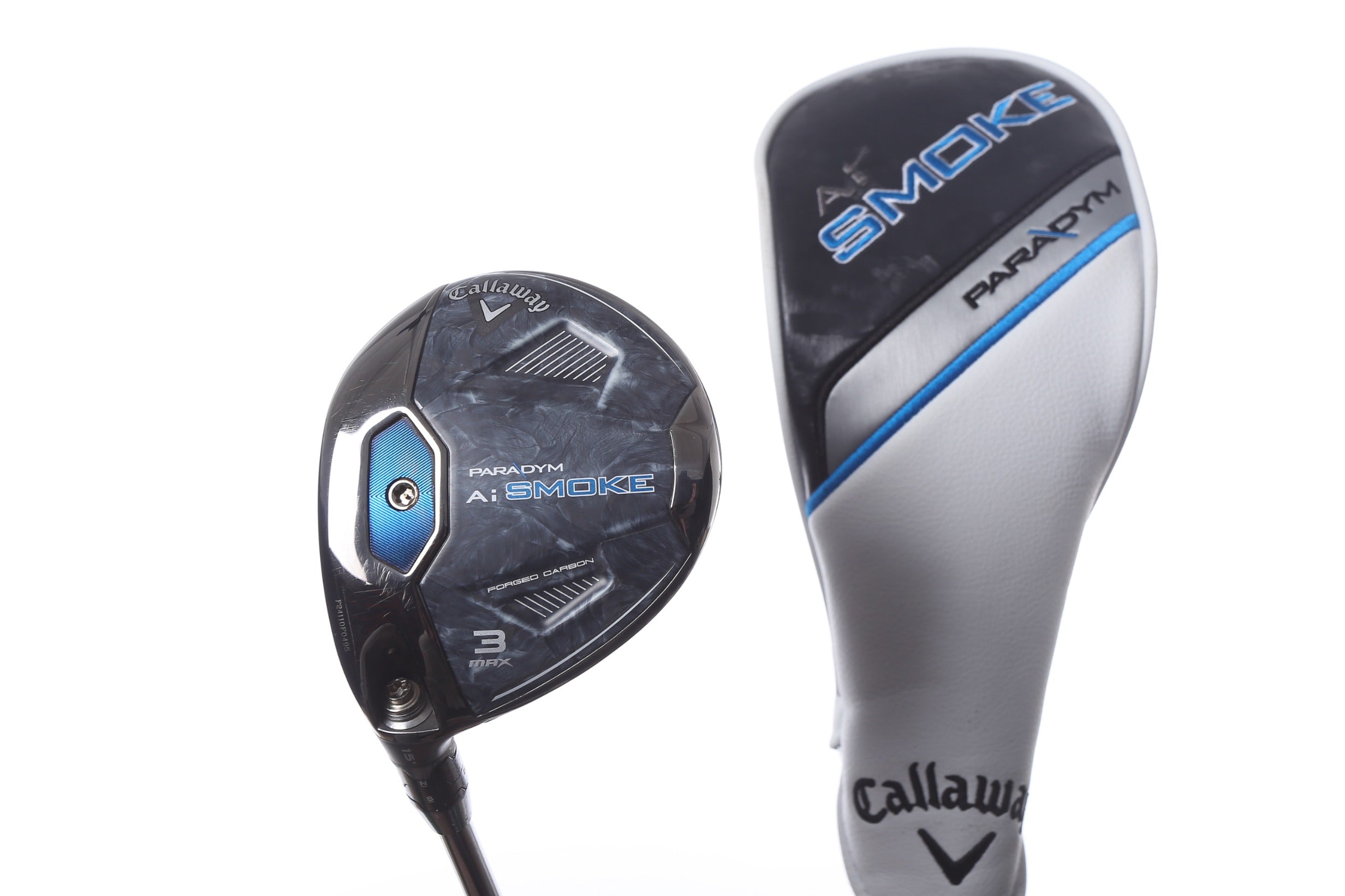 Used Callaway Paradym Ai Smoke MAX 3 Wood Left Handed 15° Senior Flex Golf Club - Perfect for Senior Golfers on Fairway Shots & Long Game Improvement