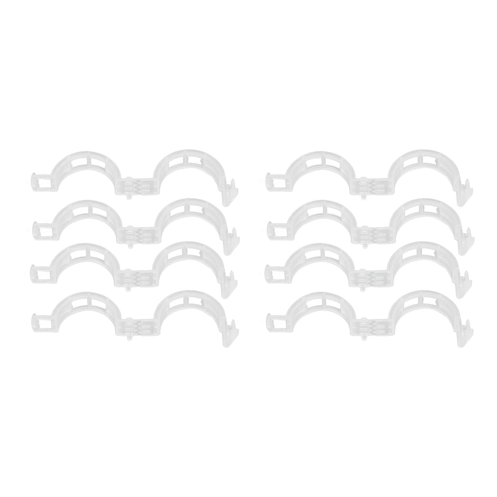 200Pcs Plant Clips for Gardening - PP Plastic Plant Support Clips, Tomato Vine Clips, Vegetable Garden Clips (50Pcs/Pack) - Ideal for Supporting Tomatoes, Vines, Flowers and Climbing Plants in Home Gardens