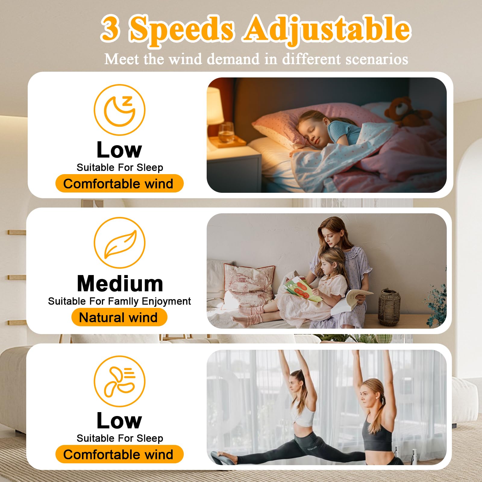 TODEHI 60 Inch Ceiling Fan with Light and Remote Control - 152cm Silent Reversible DC Motor, 3 Speed Settings & 1-8 Hour Timer - Perfect for Bedroom, Living Room, Study, and Patio (Indoor/Outdoor Use)