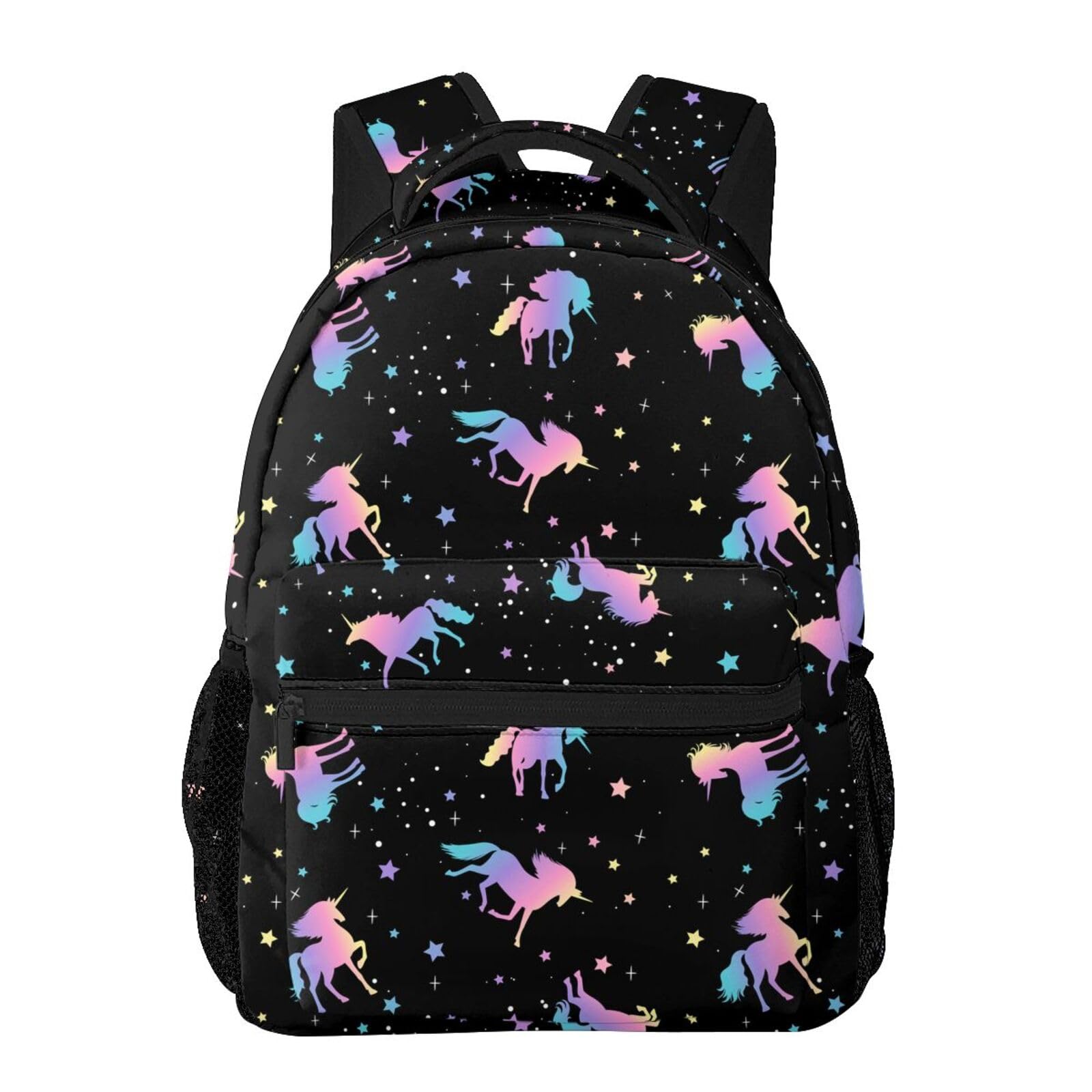 **Cute Unicorn Print Backpack for Girls & Boys - School Laptop Bag, Bookbag, Daypack for Teens, Kids - Lightweight & Durable for Travel, Sports, Work, College & Everyday Use**