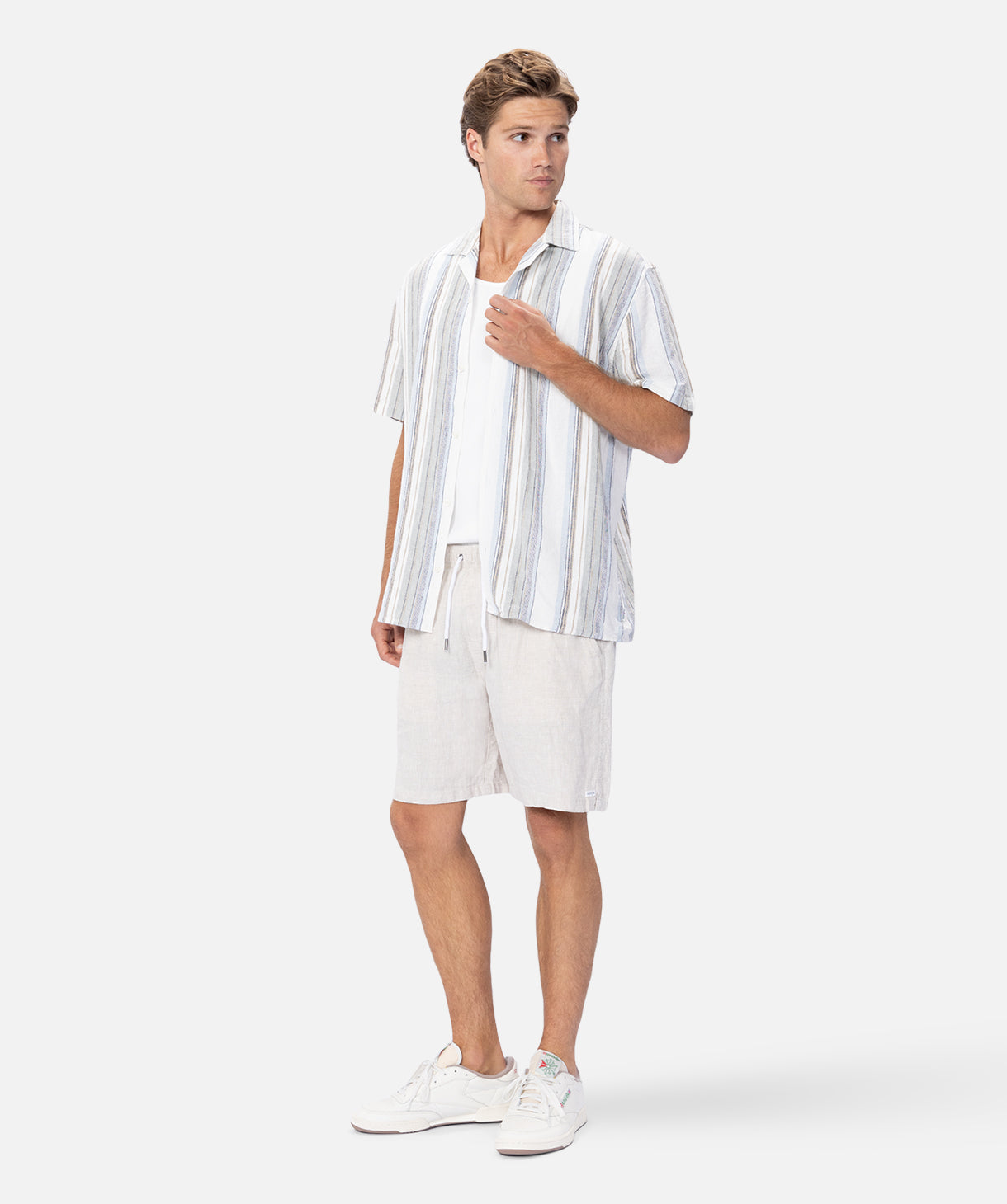 The Palermo Linen Short Sleeve Shirt for Men - Breathable & Lightweight Summer Casual Wear - Perfect for Beach, Office & Outdoor Activities