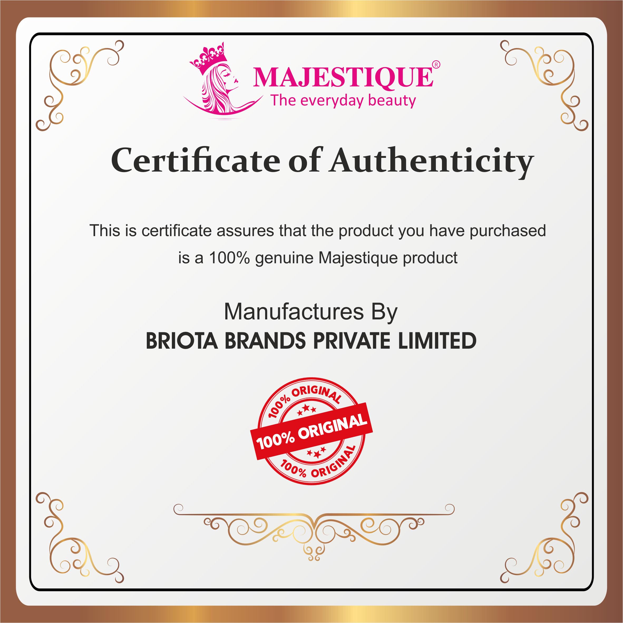Majestique Professional Eyeshadow Smudge Brush - Short Shader Precision Makeup Brush for Creasing & Cat Eye Makeup | Vegan Cruelty-Free Small Eyeshadow Brush (FC40) | Perfect for Professional Makeup Artists & Beginners