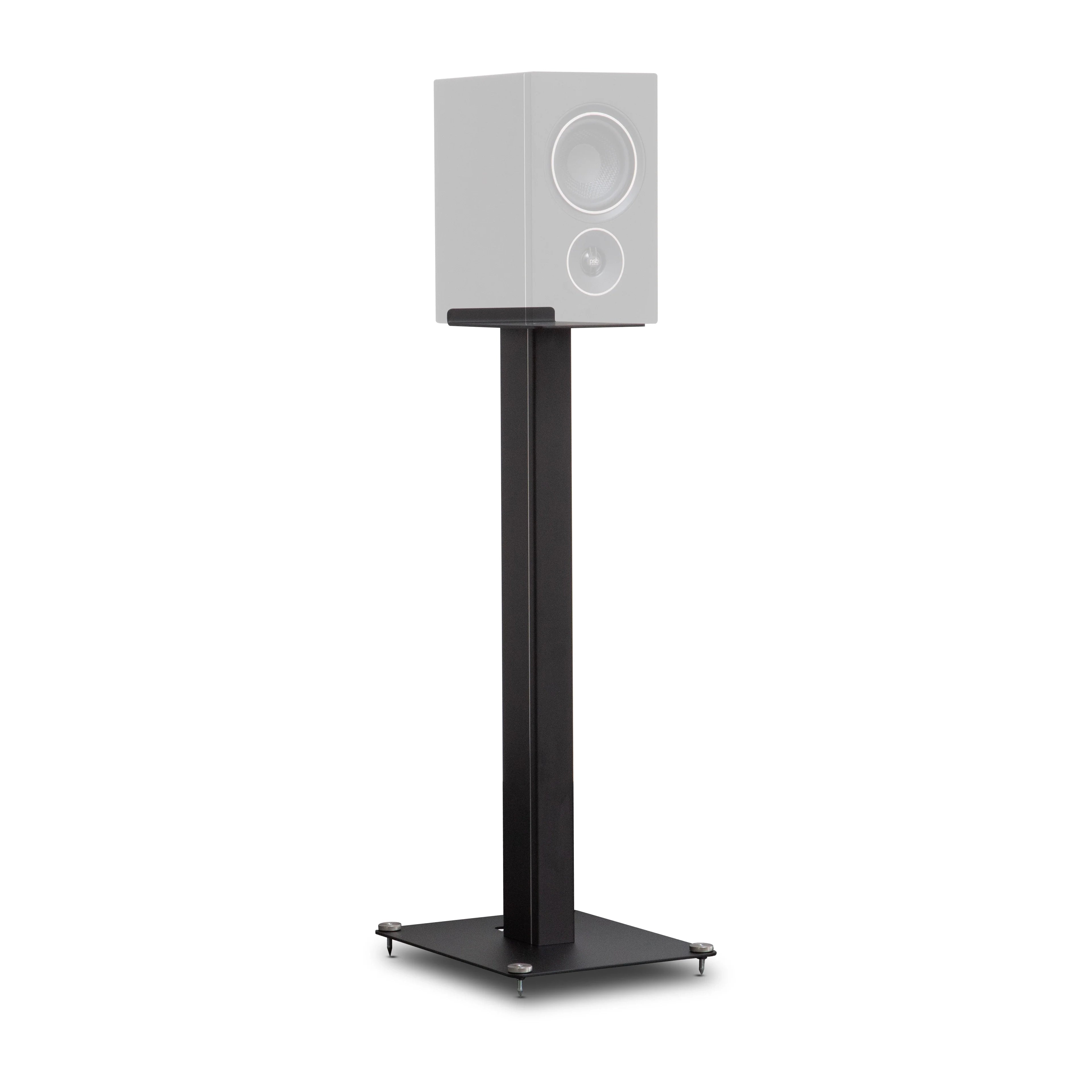 Alpha iQ Floor Stands (Pair) - Premium Speaker Stands for Home Theater & Studio - Perfect for Bookshelf Speakers & Audio Equipment