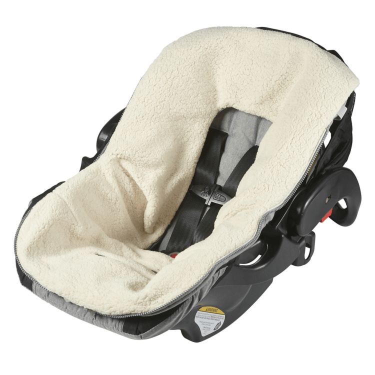 JJ Cole Original Bundle Me Infant Car Seat Cover - Soft & Warm Baby Blanket for Winter - Perfect for Strollers, Car Seats & Outdoor Adventures