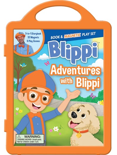 Blippi Magnetic Adventure Play Set - STEM Learning Toy for Kids Ages 3-6 | Educational Building Blocks for Preschoolers | Perfect for Home & Classroom Playtime
