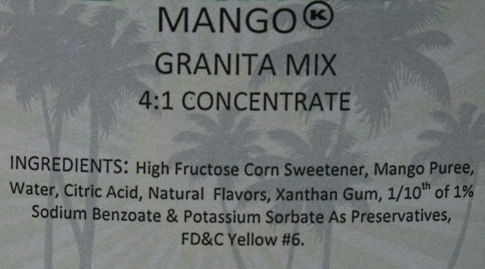 Tropical Mango Slushie Mix - 6 Bottles (64 oz Each) - Refreshing Summer Drink for Parties, BBQs & Poolside Relaxation