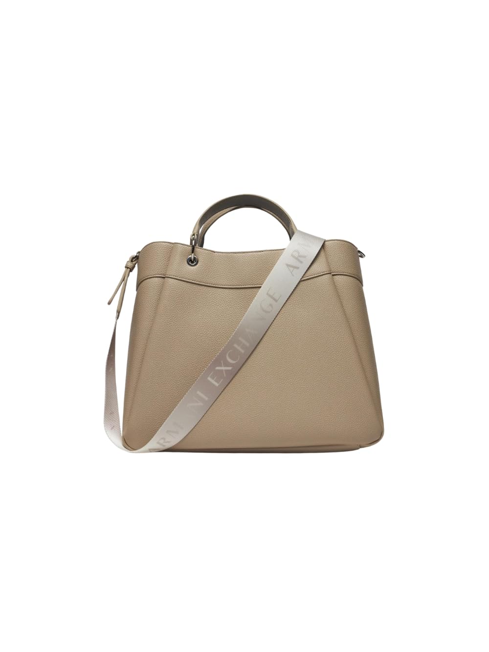 AX Armani Exchange Wave Large Tote Bag with Adjustable Webb Strap - Stylish Designer Handbag for Women, Perfect for Work, Travel & Everyday Use