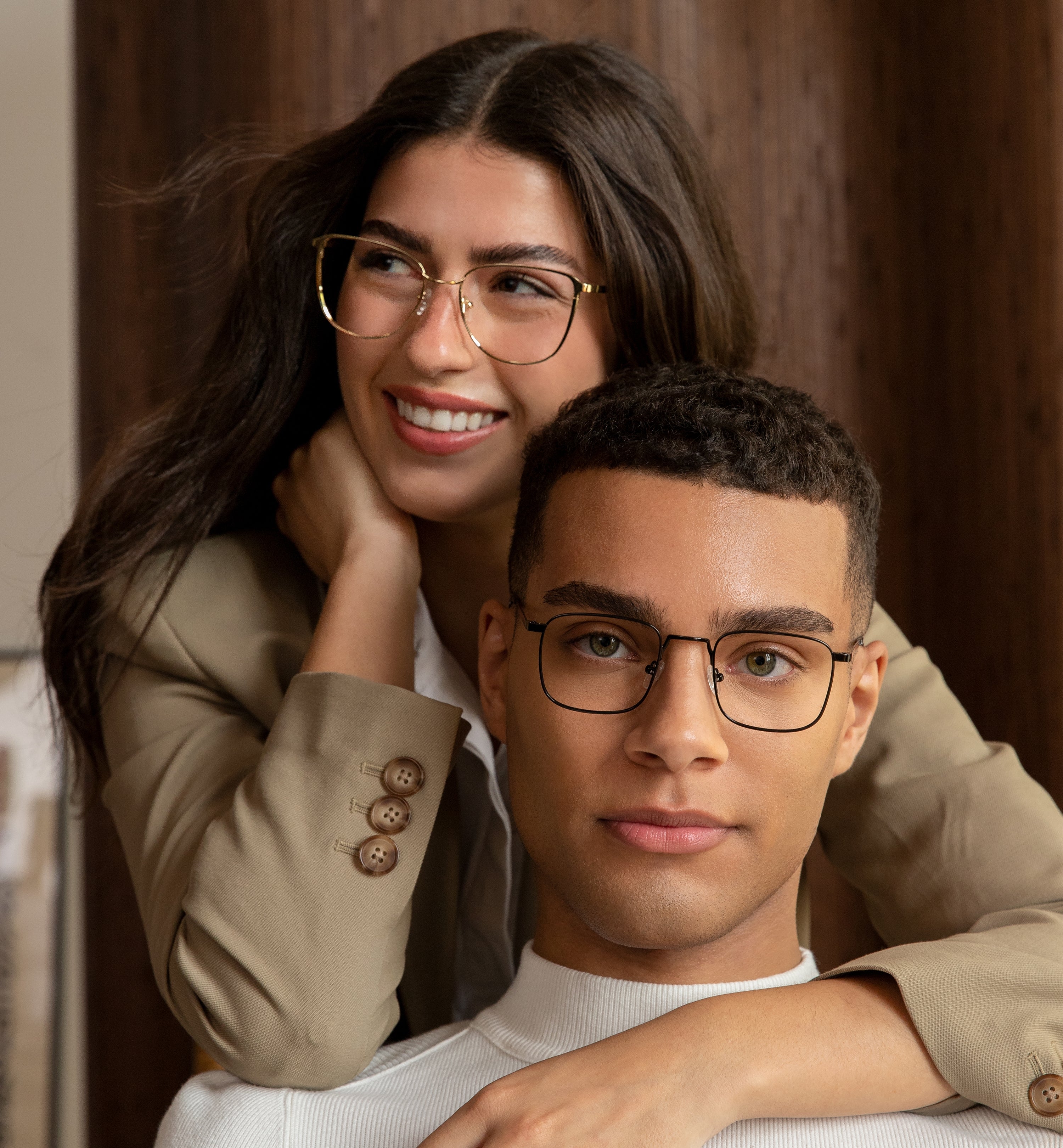 Stylish Rowan Eyeglasses for Men & Women - Lightweight Comfortable Glasses for Reading & Computer Use - Trendy Eyewear for Work, Study & Daily Wear