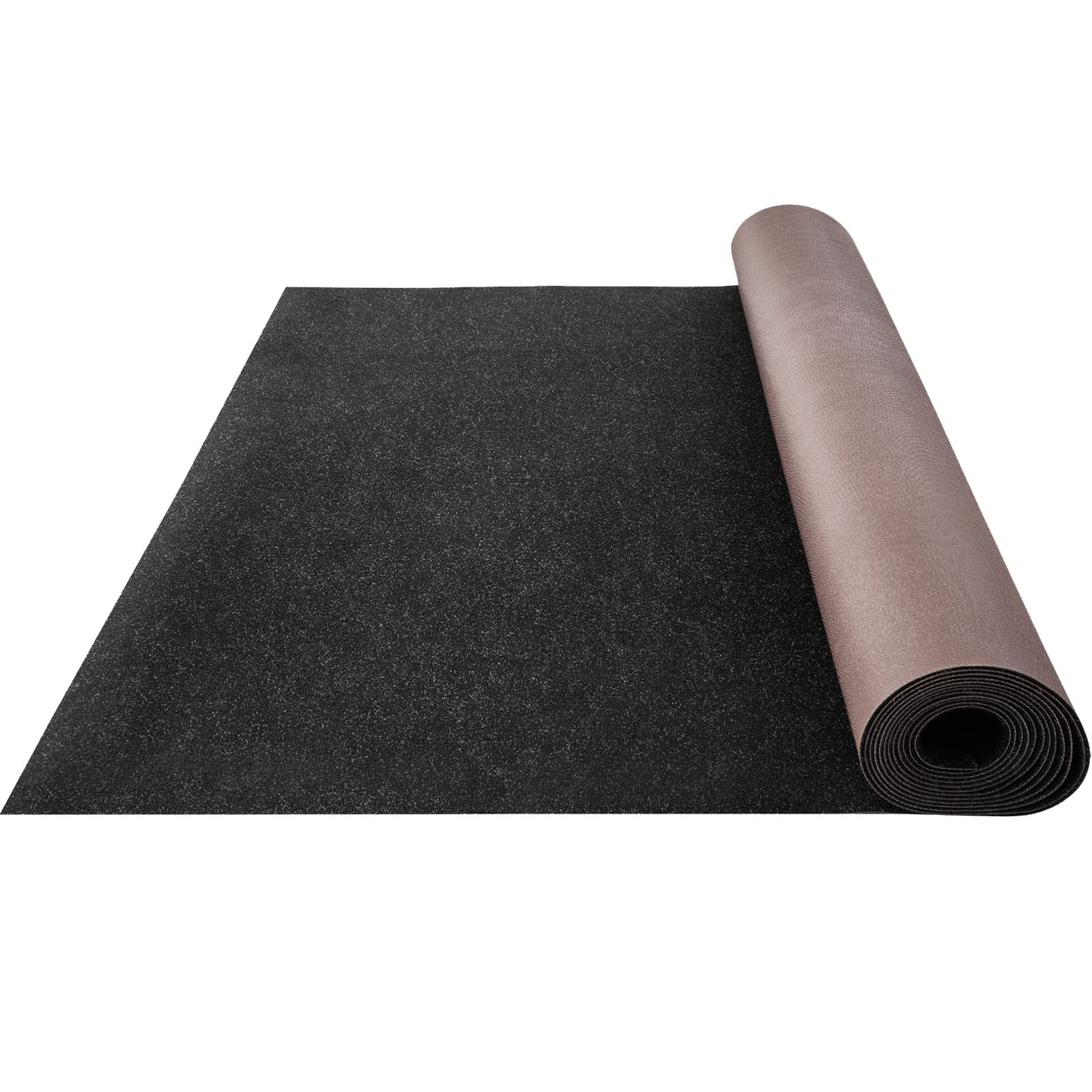 Happybuy 6 ft x 18 ft Marine Boat Carpet - Waterproof Black Indoor/Outdoor Carpet with Anti-Slip Backing, Marine Grade Deck Rug for Boats, RV, Patio - Easy to Clean & Cuttable for Custom Fit