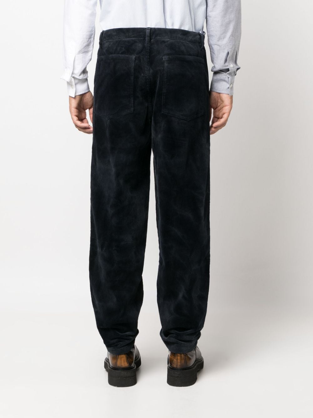 Comme des Garcons Blue Trousers for Men - Stylish Casual Pants for Everyday Wear & Office Outfits