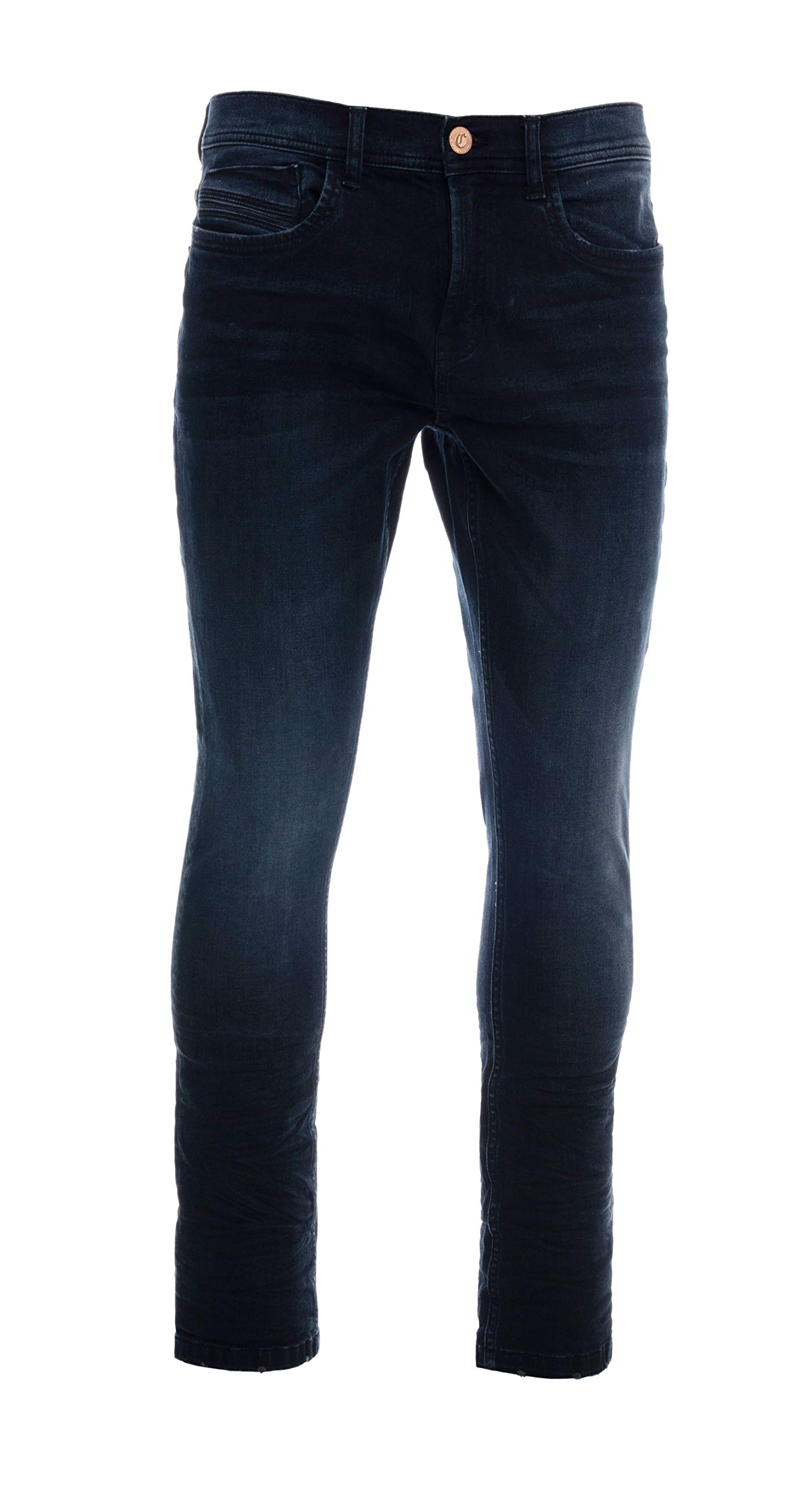 Azure Cultura Men's Skinny Stretch Jeans for Casual Wear