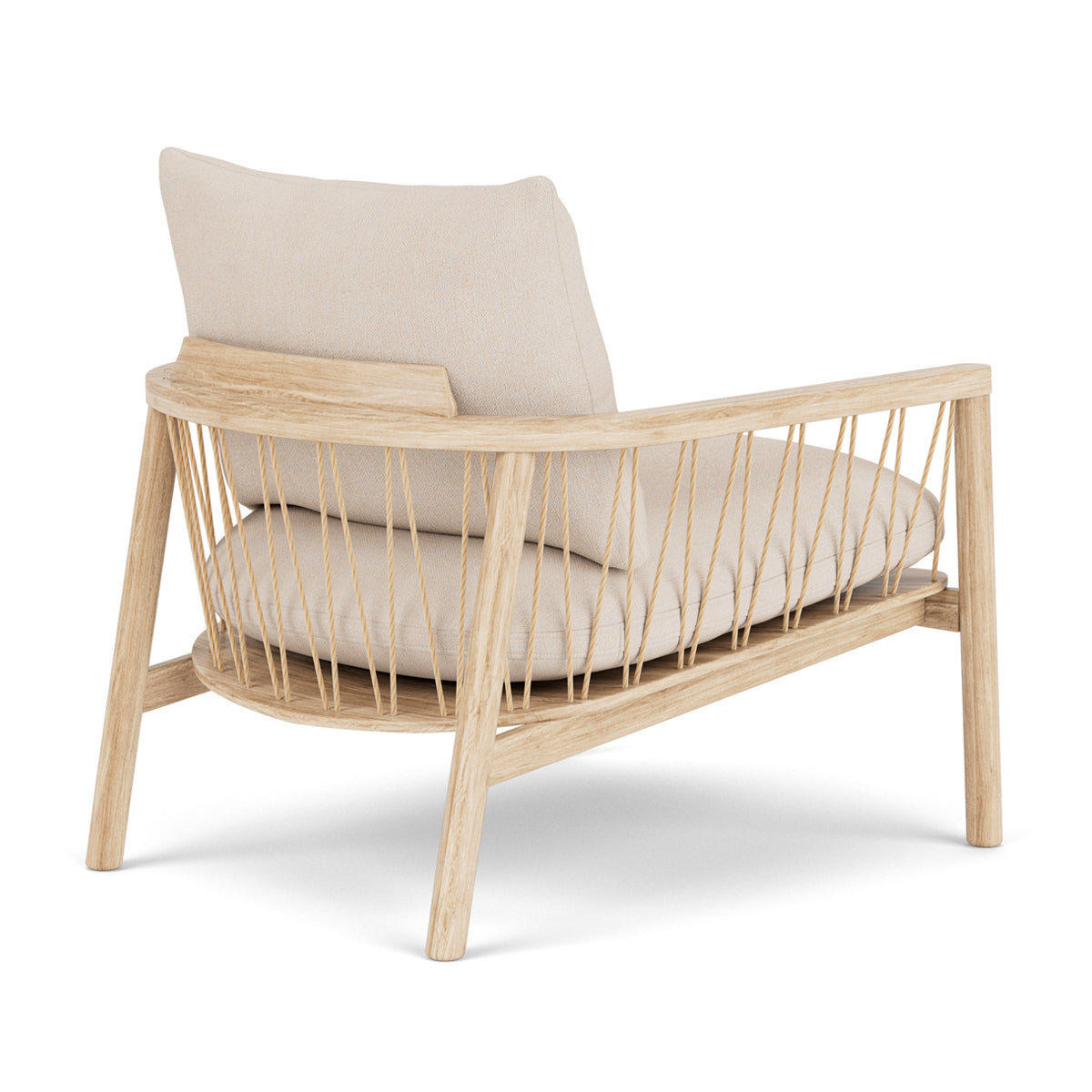 Enzo Fabric Armchair - Modern Upholstered Accent Chair for Living Room, Bedroom & Office - Comfortable Lounge Chair with Sturdy Wooden Legs - Perfect for Relaxing, Reading & Decorating