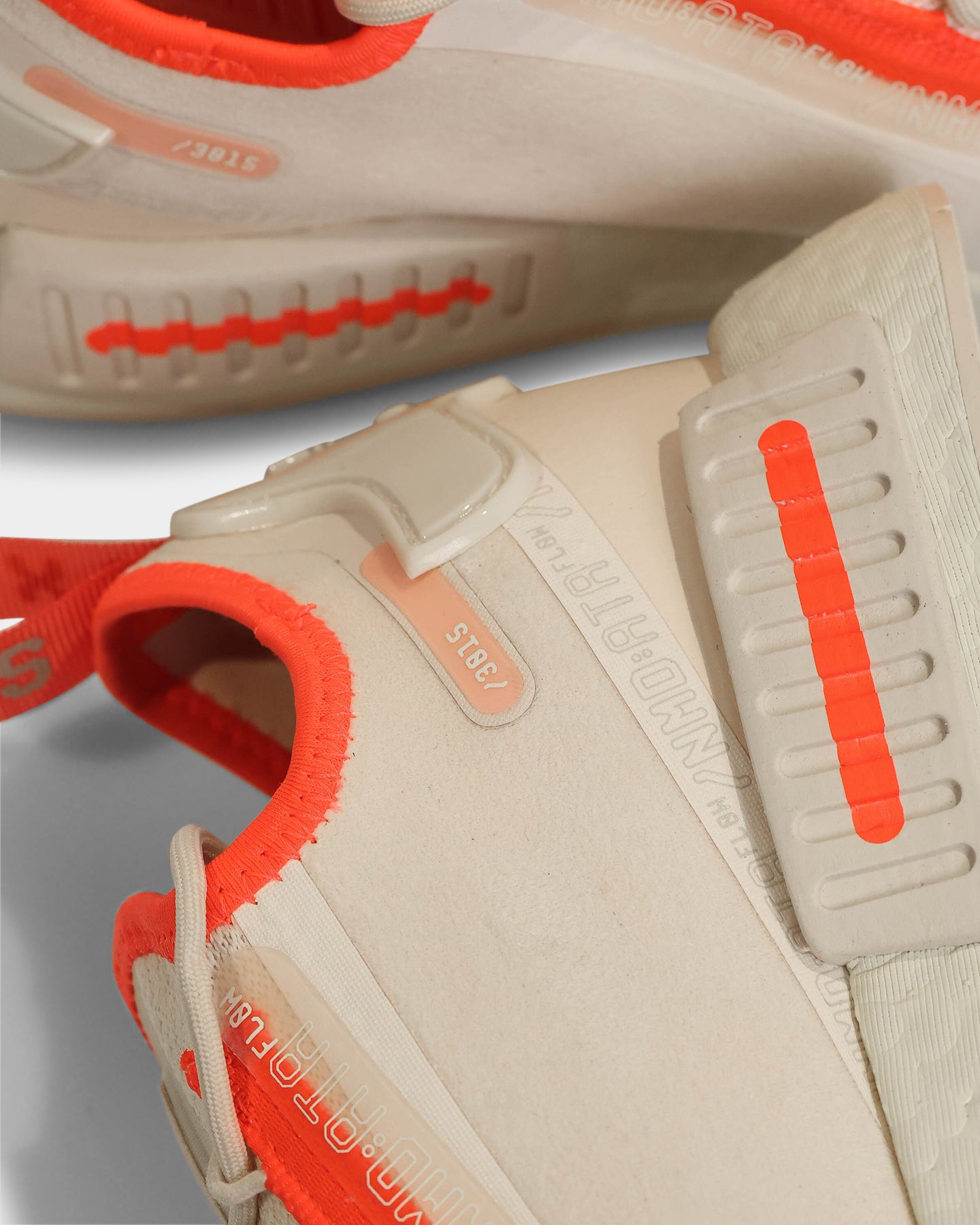 Adidas NMD_R1 Spectoo Running Shoes - Halo Ivory, Lush Red & Cream White | Men's & Women's Sneakers for Casual Wear, Gym & Street Style