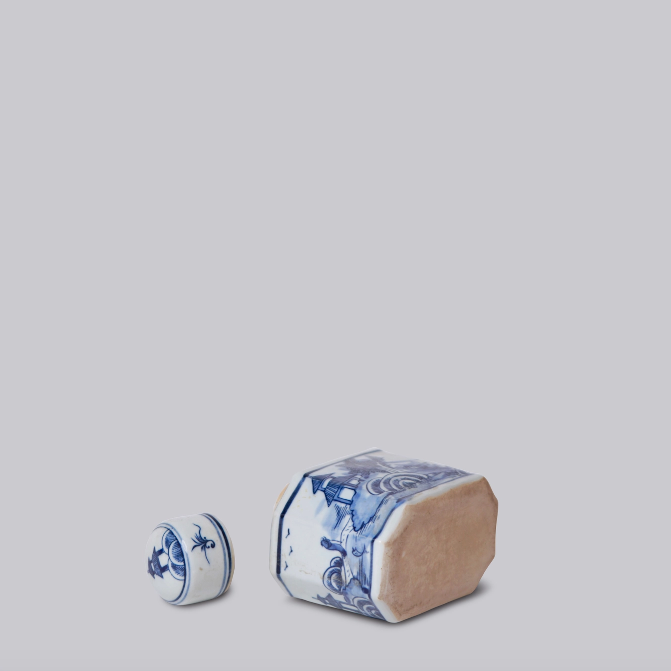Exquisite Porcelain Landscape Caddy - Elegant Tea & Coffee Organizer for Home & Office - Perfect for Kitchen Countertops, Dining Tables, and Gift Giving