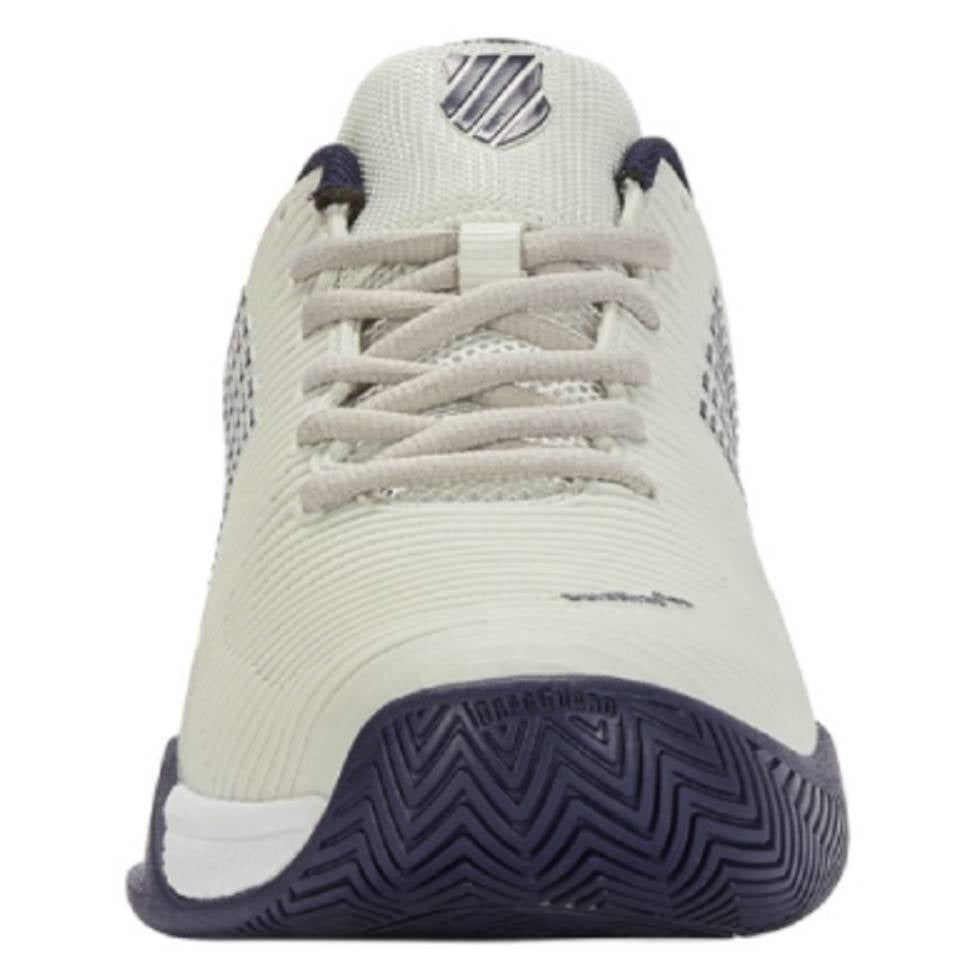 K Swiss Hypercourt Express 2 Men's Tennis Shoes - White/Blue | Lightweight Performance Court Shoes for Men | Perfect for Tennis, Pickleball & Casual Wear