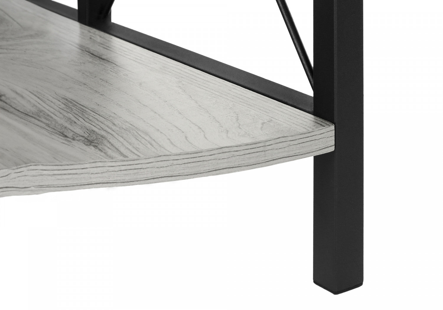 Zeva Grey Bookcase - Modern Bookshelf for Living Room, Bedroom & Office Storage - Sturdy & Stylish Home Furniture