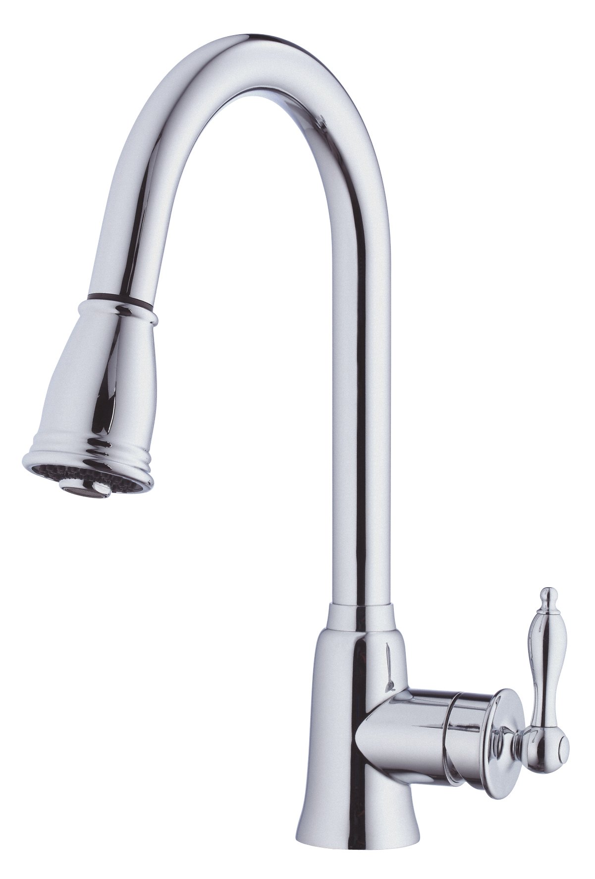 Danze D454510 Prince Single Handle Pull-Down Kitchen Faucet in Chrome - Modern Touchless Design for Easy Cooking & Dishwashing