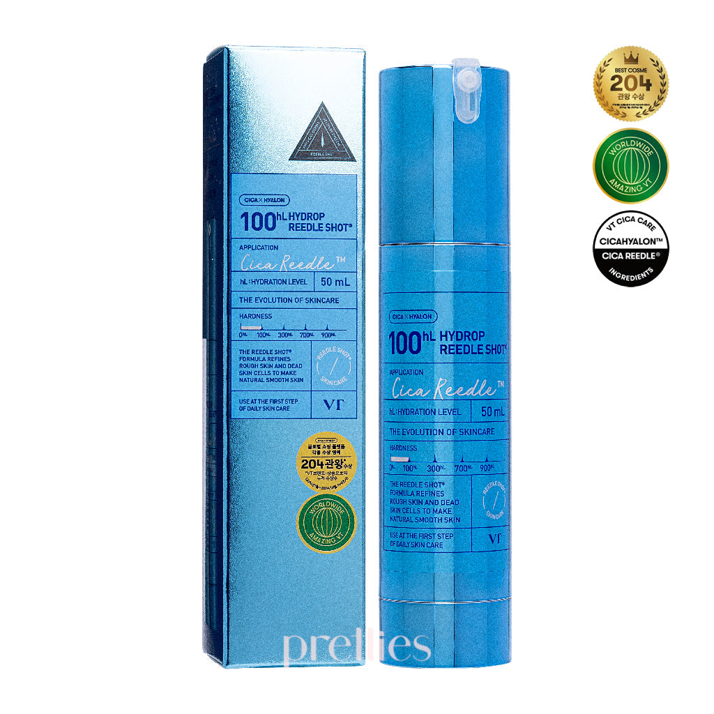 VT Hydrop Reedle Shot 100 - 50ml Collagen Booster for Skin Hydration & Anti-Aging | Perfect for Daily Skincare Routine & Spa Treatments