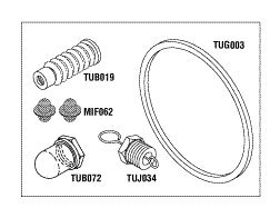 Tuttnauer TUK128 Sterilizer PM Kit - Replacement Parts for Autoclave Maintenance | Perfect for Dental, Medical & Tattoo Clinics
