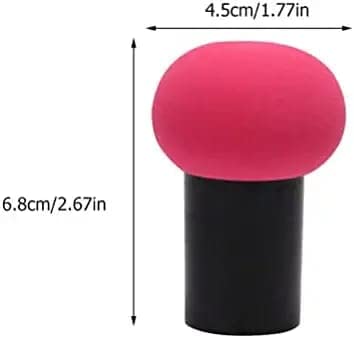 Soft Mushroom Shape Beauty Blender Sponge - 5 Piece Set for Liquid, Cream & Powder Makeup Application | Hypoallergenic Makeup Puff for Flawless Blending (Colors May Vary) | Perfect for Daily Makeup, Contouring & Professional Makeup Artists