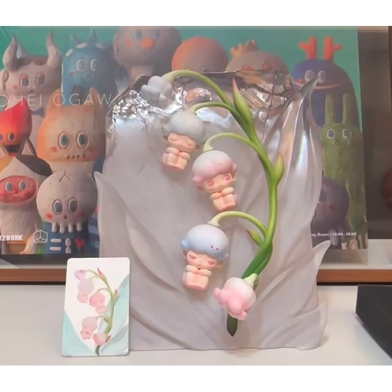 DIMOO Lilies Of The Valley Limited Edition Collectible Figure - Cute Anime Style Home Decor & Gift for Collectors - Perfect for Display Shelves, Office Desks, and Birthday Presents