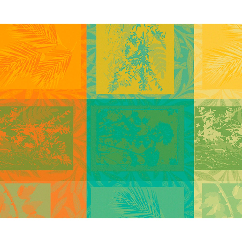 Rainbow Mille Vegetaux Coated Cotton Tablecloth - Waterproof & Stain-Resistant for Outdoor Picnics, Parties & Dining Decor