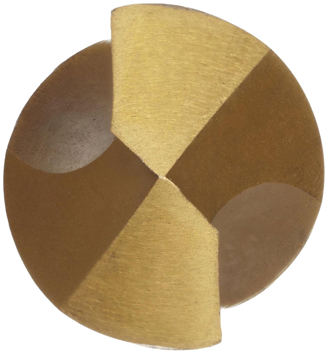 Chicago Latrobe 550ASP-TN Cobalt Steel Jobber Length Drill Bit - TiN Coated, Round Shank, 135° Split Point (9/32