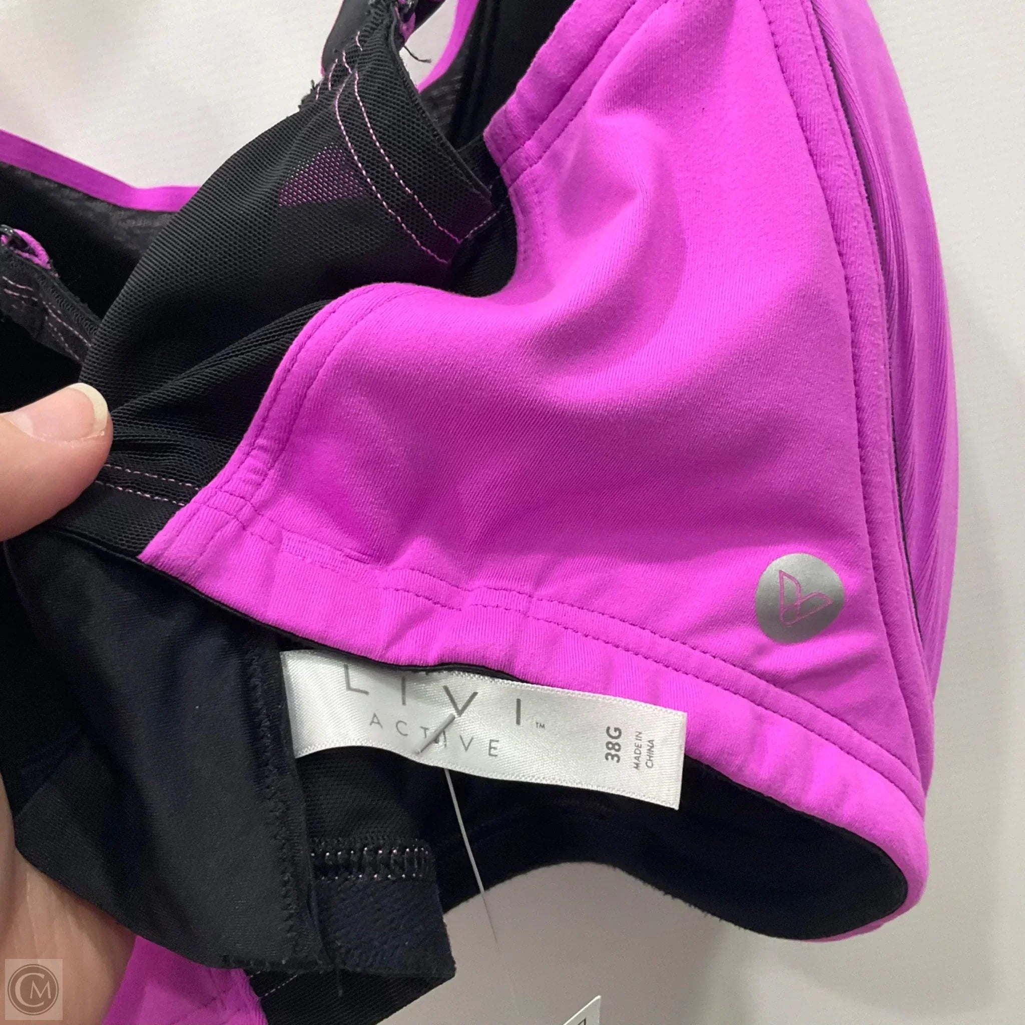 Livi Active Women's High Support Athletic Sports Bra - Purple, XXXL - Perfect for Running, Yoga & Gym Workouts