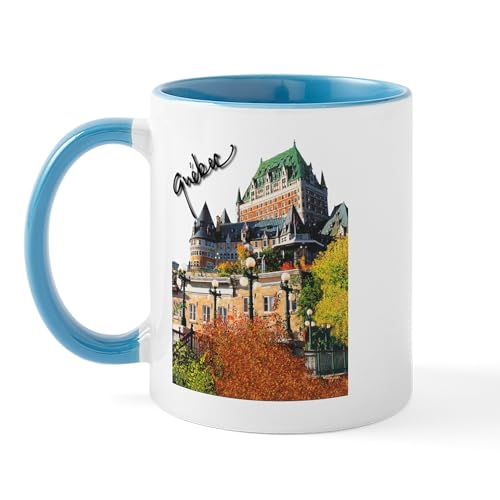 White/Blue Inside - Frontenac Castle Quebec Signa Mug