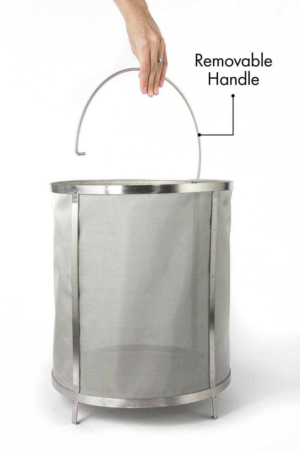 Premium Stainless Steel Cold Brew Coffee Filter Basket - Fits 20 Gallon Brew Pots - Perfect for Home, Cafe & Commercial Use