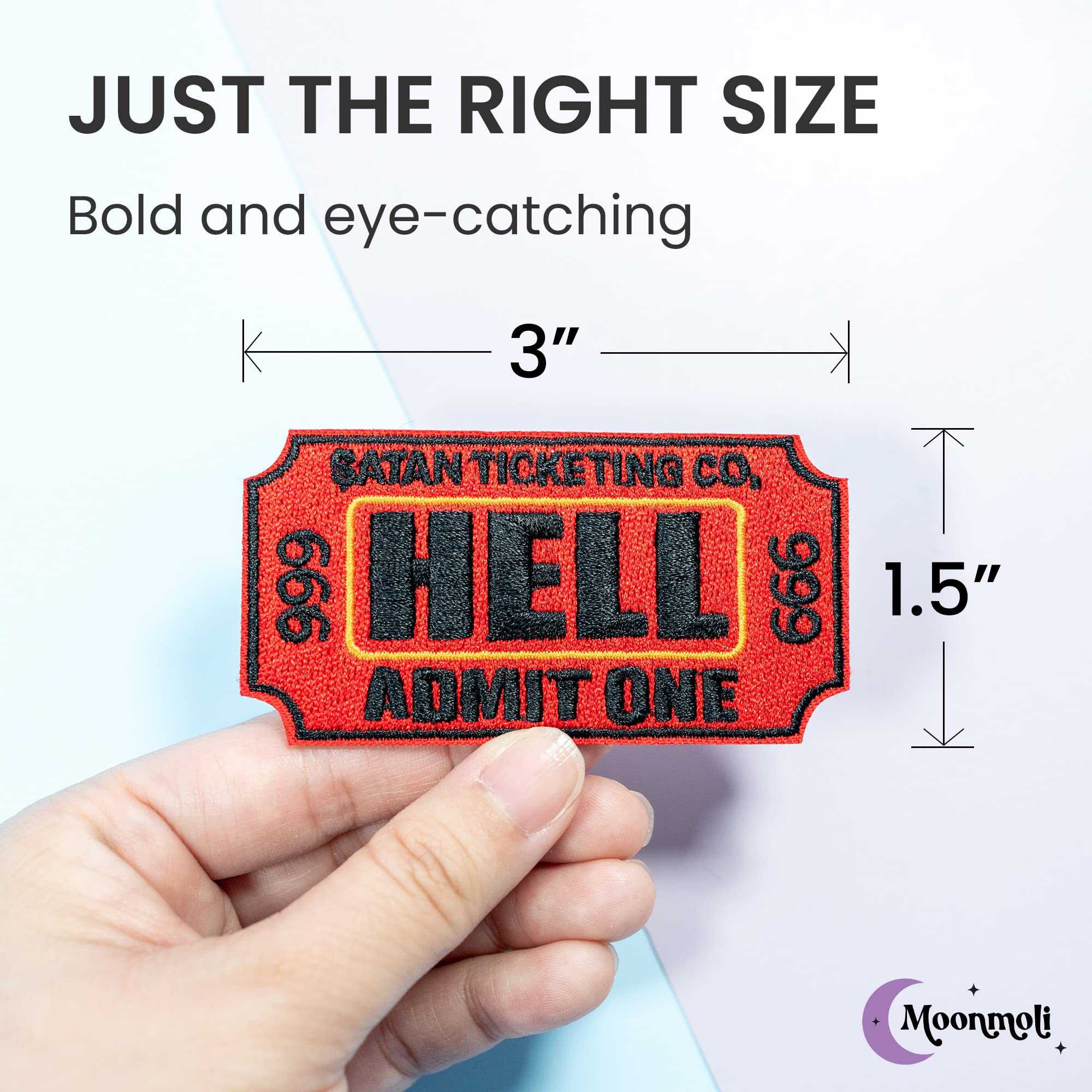 Funny Iron On or Sew On Embroidered Patches - 3