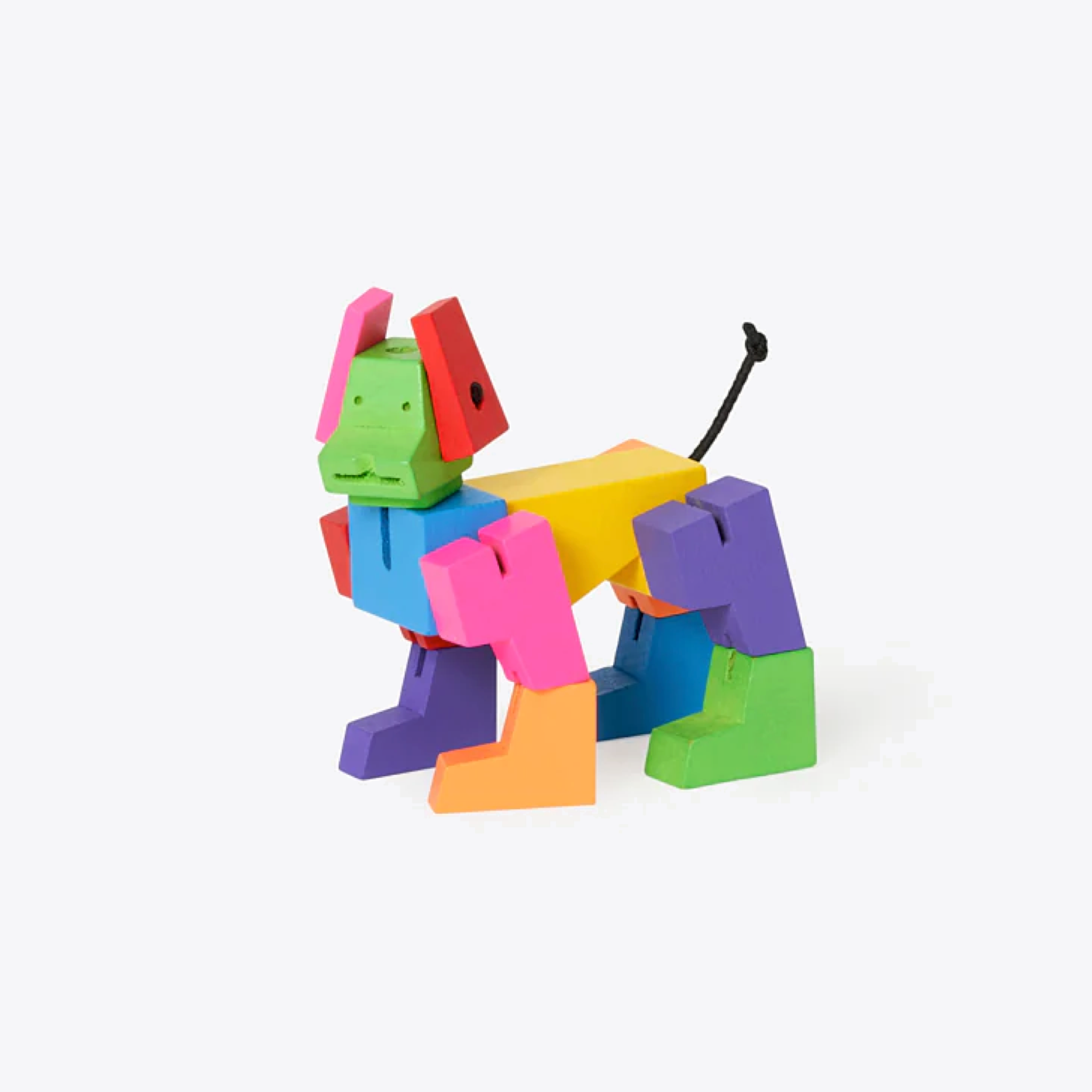 Original Wooden CubeBot Milo Micro - Fun Educational Puzzle Toy for Kids & Adults | Perfect for STEM Learning, Stress Relief & Office Decor