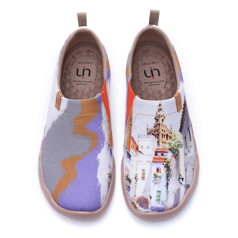 **UIN Women's Comfortable Walking Flats - Lightweight & Supportive Shoes for Travel, Work & Everyday Wear**