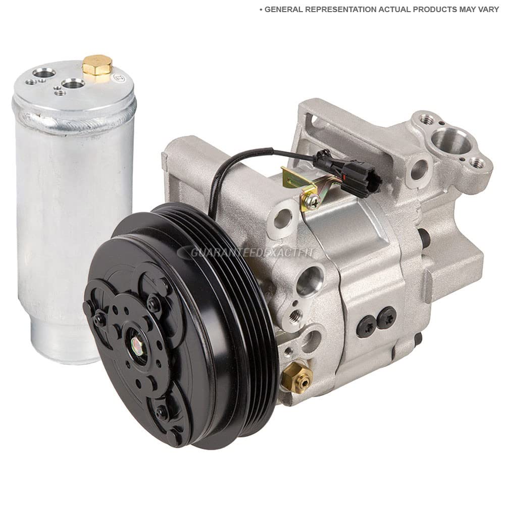 New Cadillac CTS 2018 AC Compressor & A/C Drier Kit - OEM Replacement Part 61-93987R2 by BuyAutoParts - Perfect for Summer Cooling System Repair & Maintenance