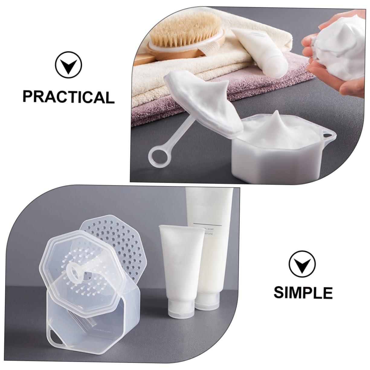 2 Pack Bubble Face Maker - Deep Cleansing Facial Foam Cup for Gentle Skin Care | Perfect for Daily Face Wash & Spa Night Routine